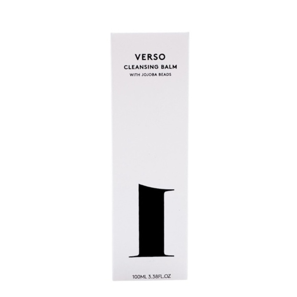 NIB Verso Cleansing Balm with Jojoba Beads Full Size 100 ml / 3.38 Fl oz